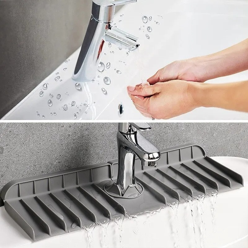 Silicone Faucet Mat Dish Soap  - Silicone Tap Washer บทวิจารณ์และราคา