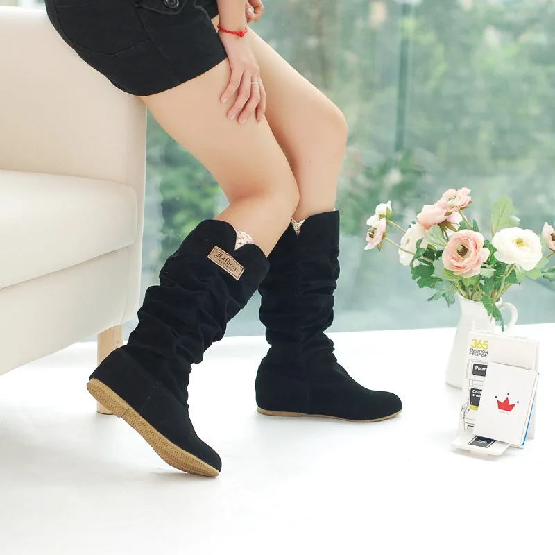 2026 New Mid-tube Snow Boots H - Pipe Bending Spring บทวิจารณ์และราคา