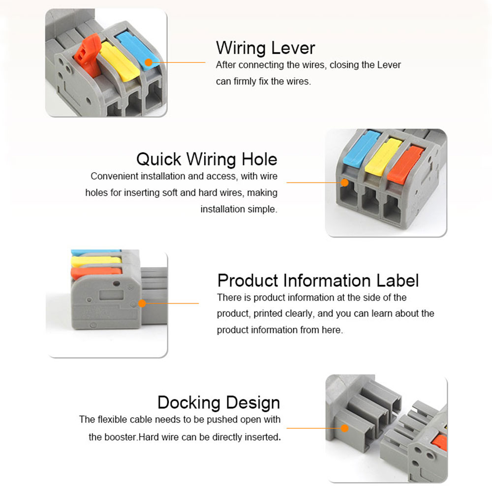 5Pcs DF-2604D Mini Docking Qui - Push Fit Connector บทวิจารณ์และราคา