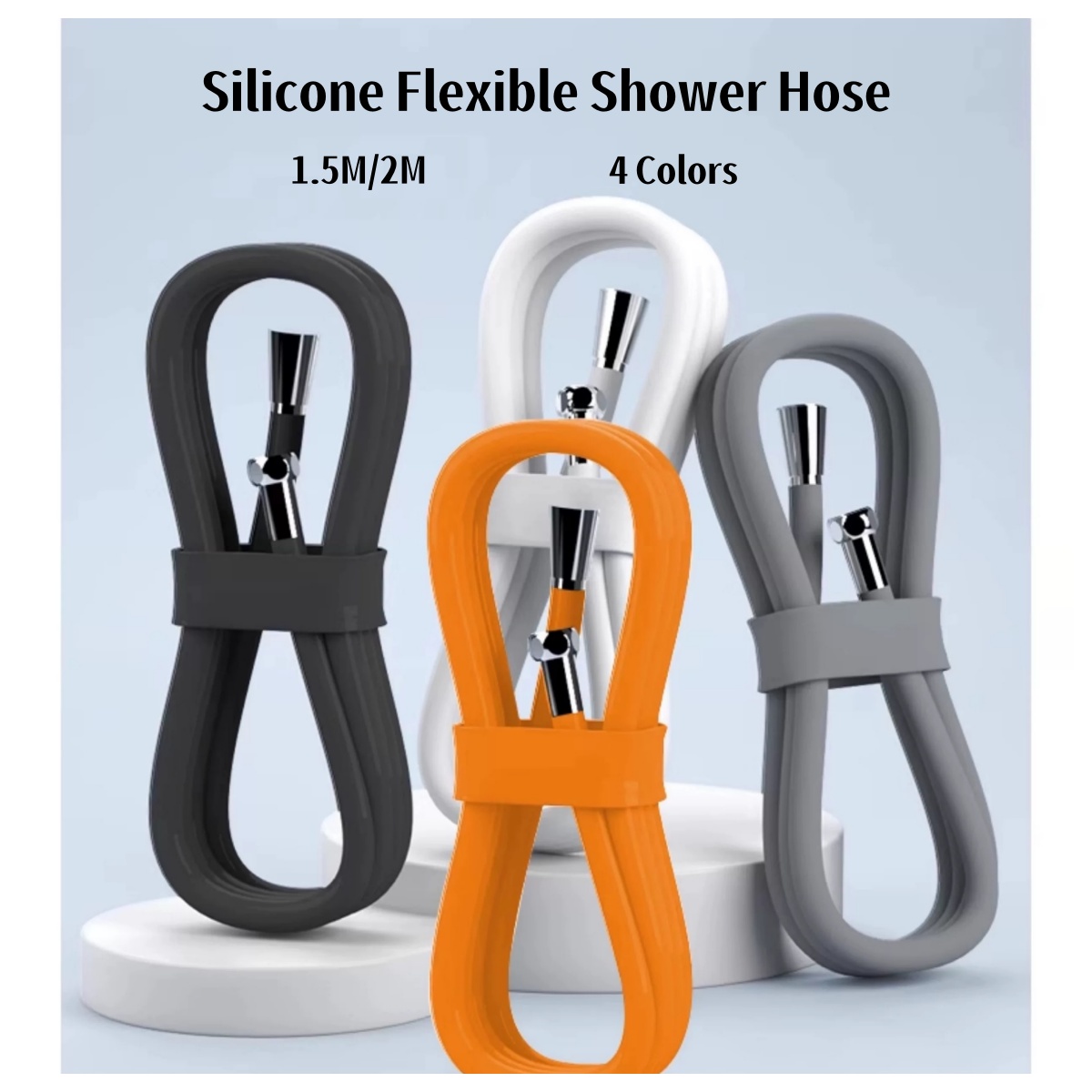 Silicone Flexible Shower Hose  - Silicone Tap Washer บทวิจารณ์และราคา