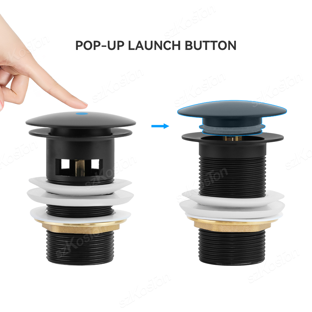 Bathroom Sink Stopper Washbasi - Drain Pipe Clip บทวิจารณ์และราคา