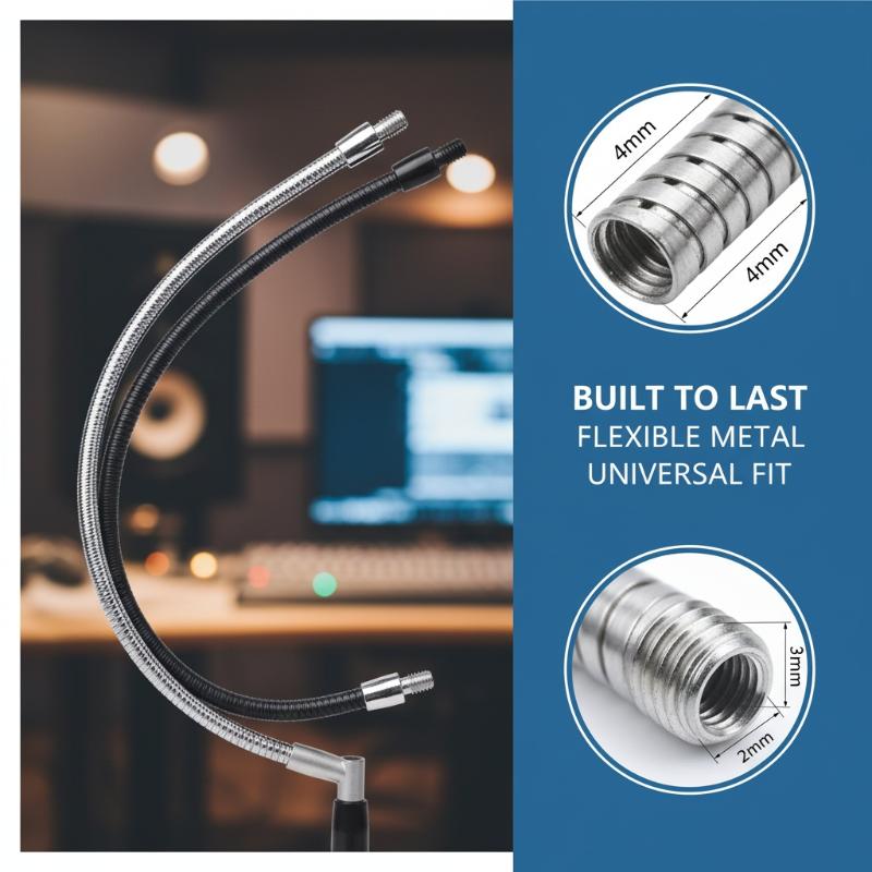 LED M4 Black Silver Microphone - Drain Snake Flexible บทวิจารณ์และราคา