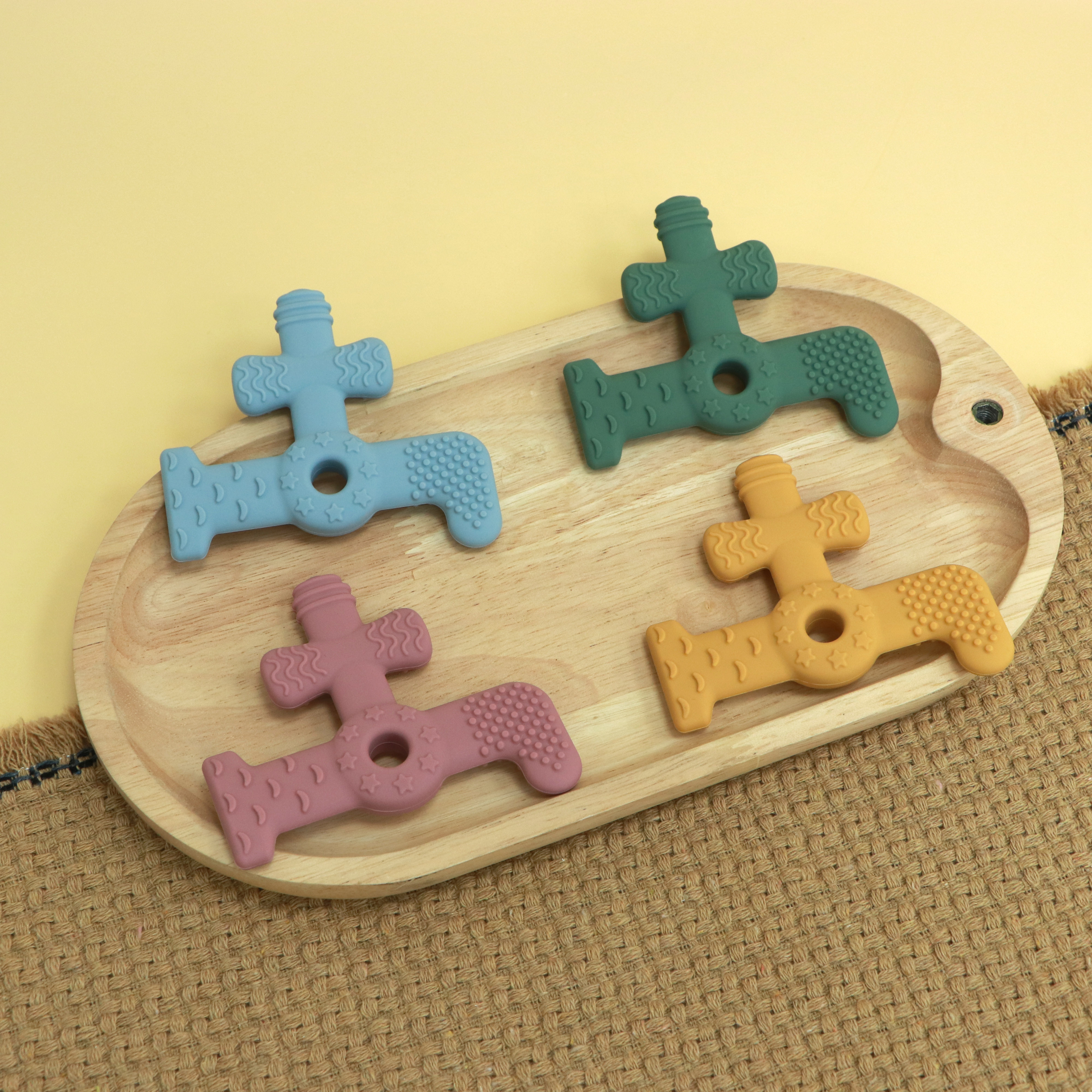 Faucet Shape Silicone Teether  - Silicone Tap Washer บทวิจารณ์และราคา