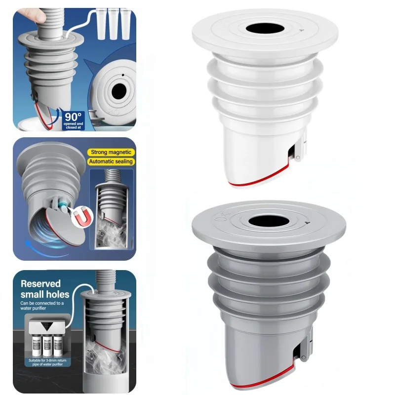 Silicone Sink Stopper Sewer Pi - Drain Pipe Clip บทวิจารณ์และราคา