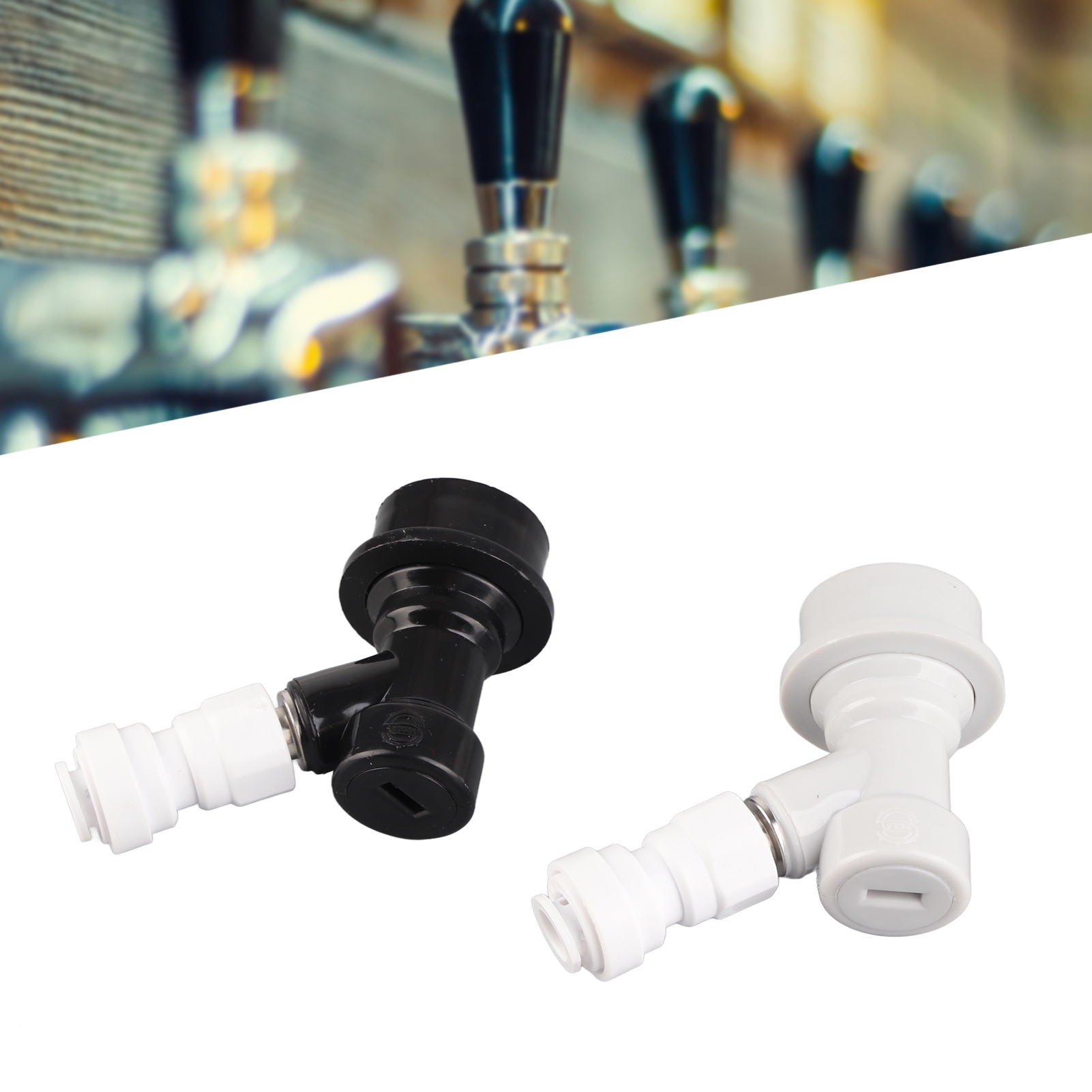 2Pcs Home Brewing Ball Lock Ke - Push Fit Connector บทวิจารณ์และราคา