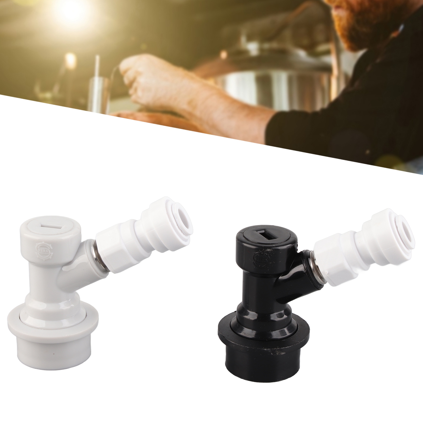 2Pcs Home Brewing Ball Lock Ke - Push Fit Connector บทวิจารณ์และราคา