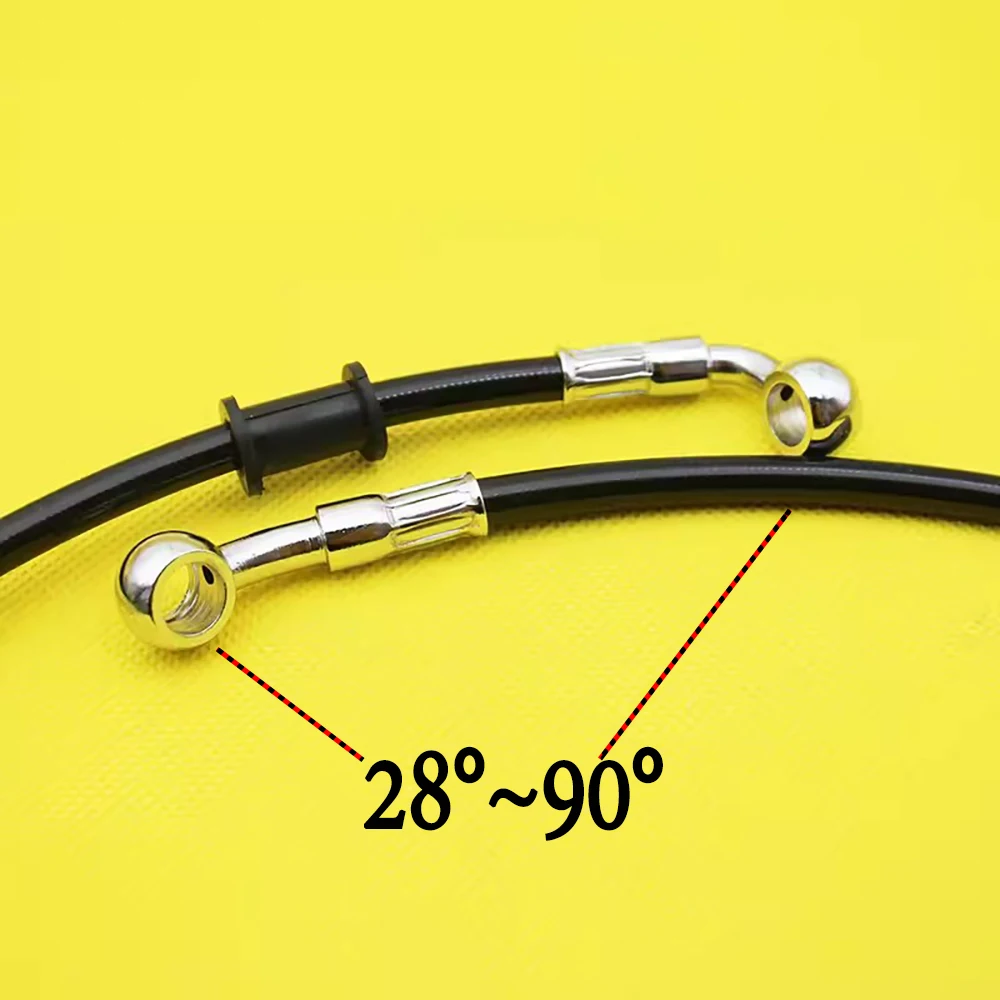 10cm~500cm Motorcycle Brake Cl - Flexible Hose Braided บทวิจารณ์และราคา