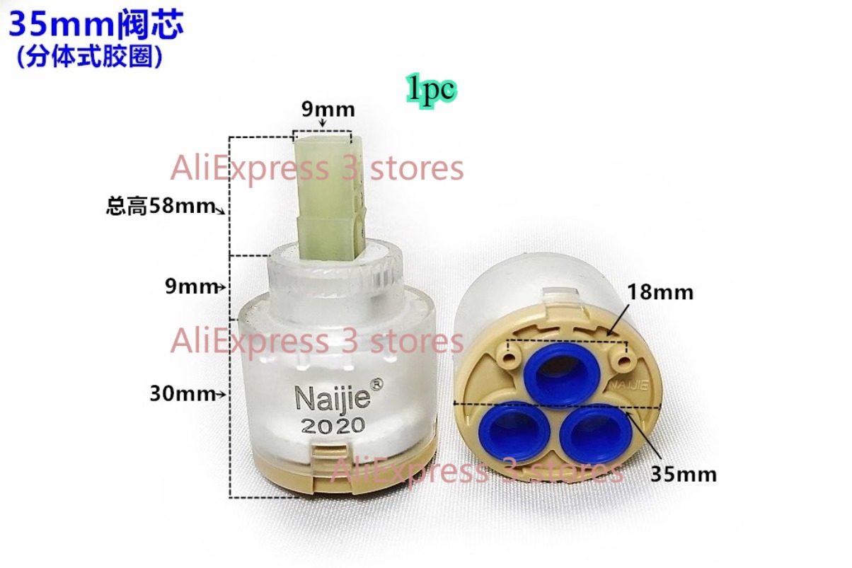 1pcs 28mm/35mm/40mm Water Mixe - Basin Mixer Cartridge บทวิจารณ์และราคา