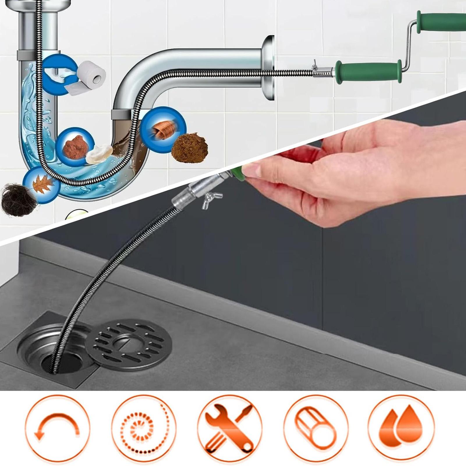 Drain Snake 4M Flexible Pipe U - Drain Snake Flexible บทวิจารณ์และราคา