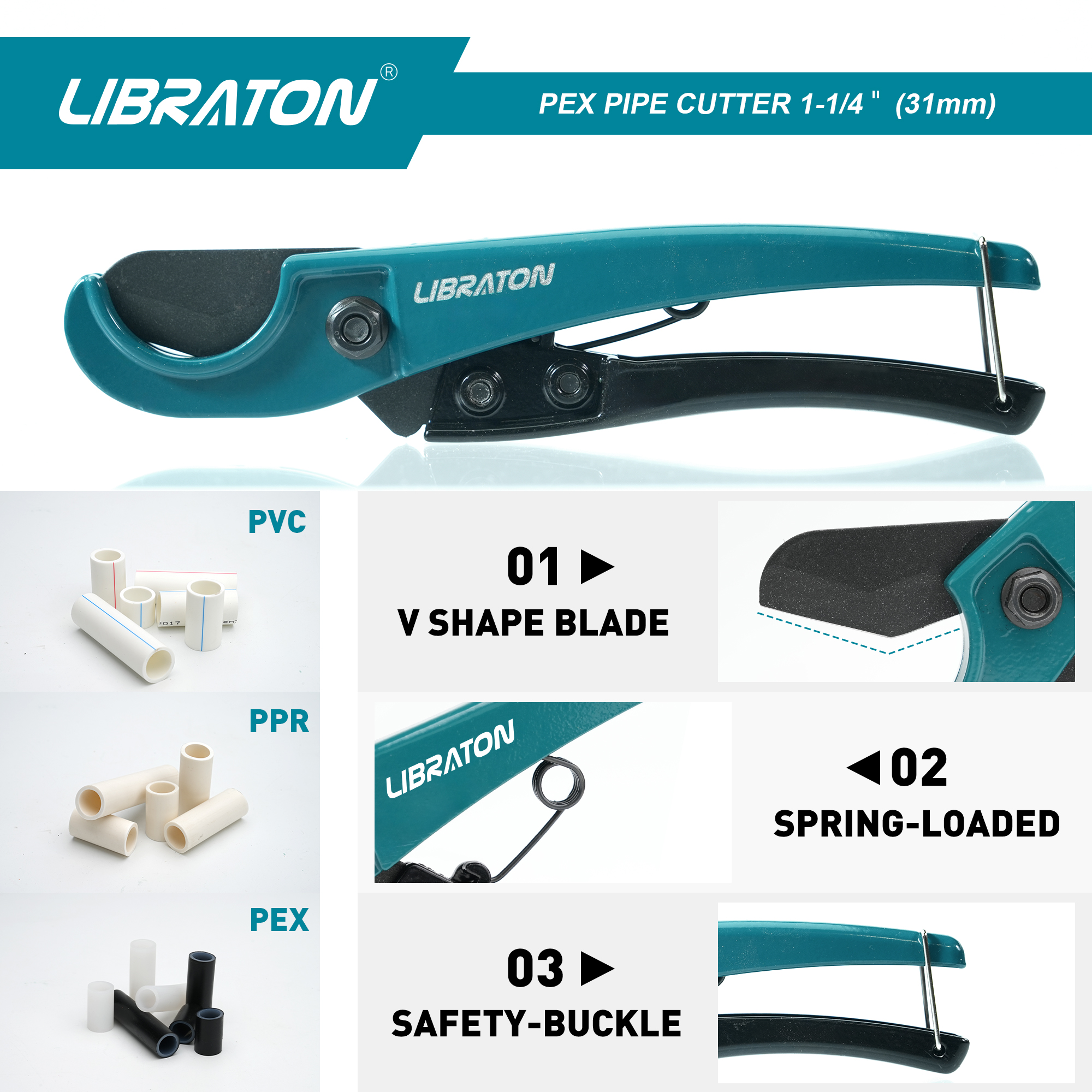 Libraton Pex Cutter 31mm Pex P - Pipe Cutter Ratchet บทวิจารณ์และราคา