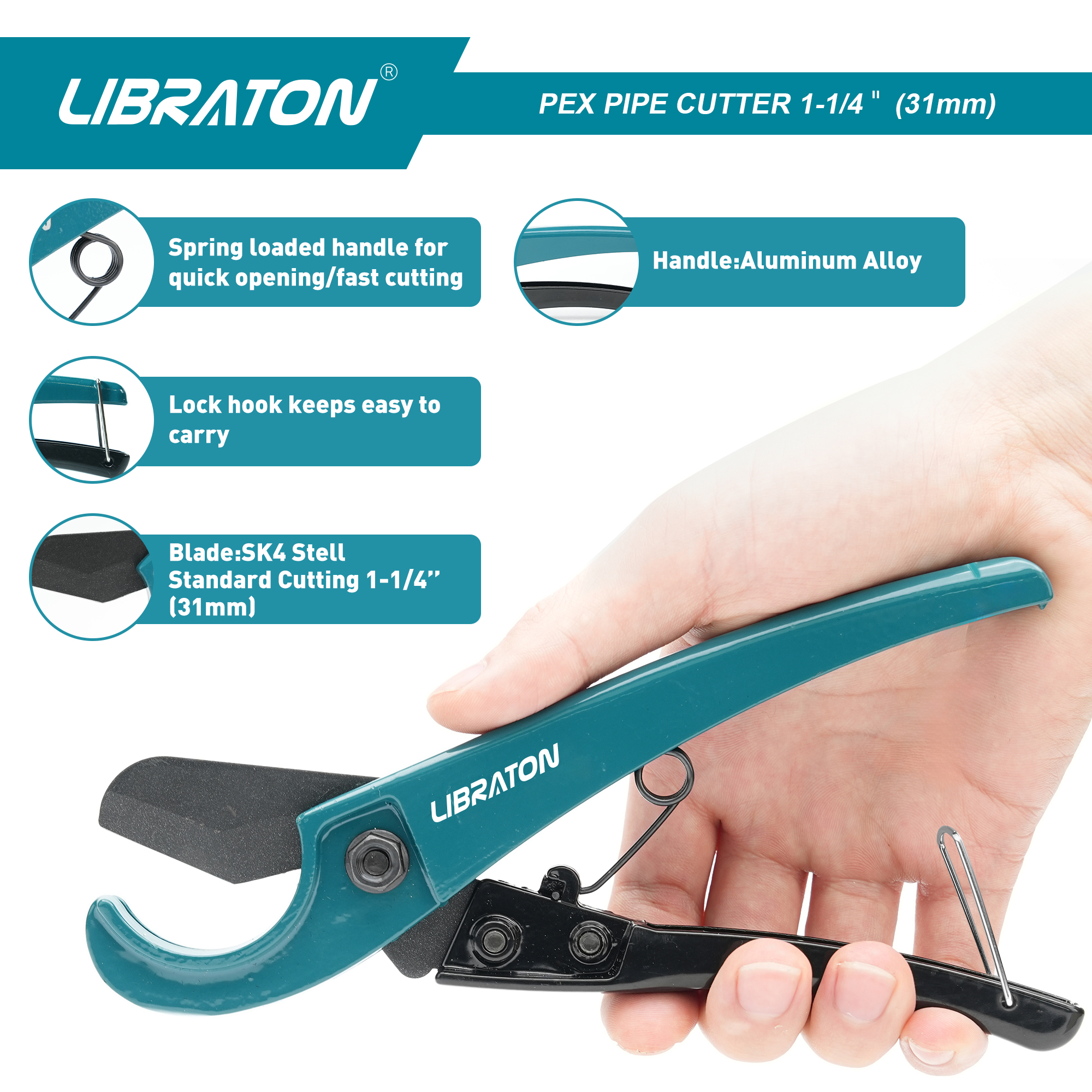 Libraton Pex Cutter 31mm Pex P - Pipe Cutter Ratchet บทวิจารณ์และราคา