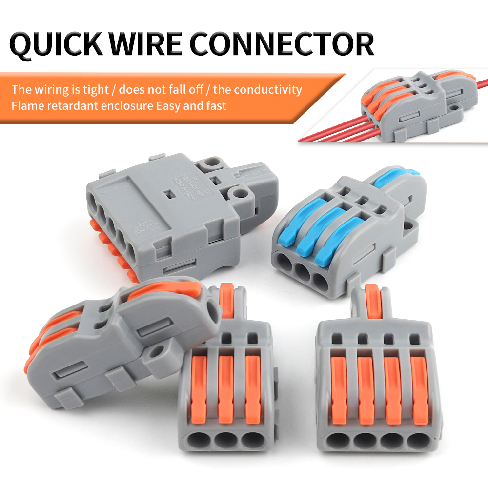 10/100PCS Electrical Cable Con - Push Fit Connector บทวิจารณ์และราคา