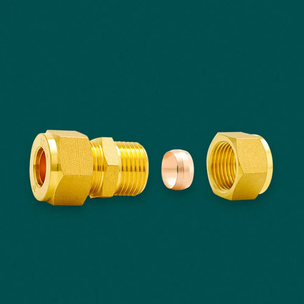 Brass 6/8/10/12/14/15/16/18/22 - Compression Fitting Brass บทวิจารณ์และราคา