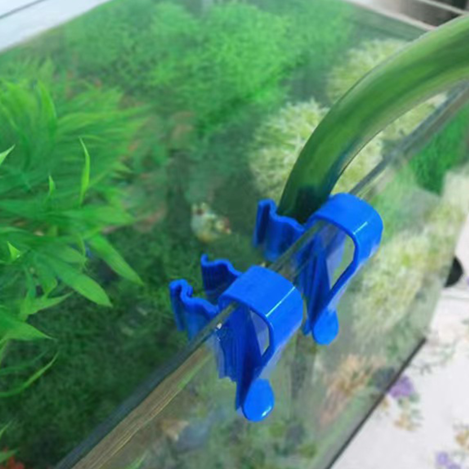 Aquarium Tube Holder Clip Fish - Plastic Pipe Clip บทวิจารณ์และราคา
