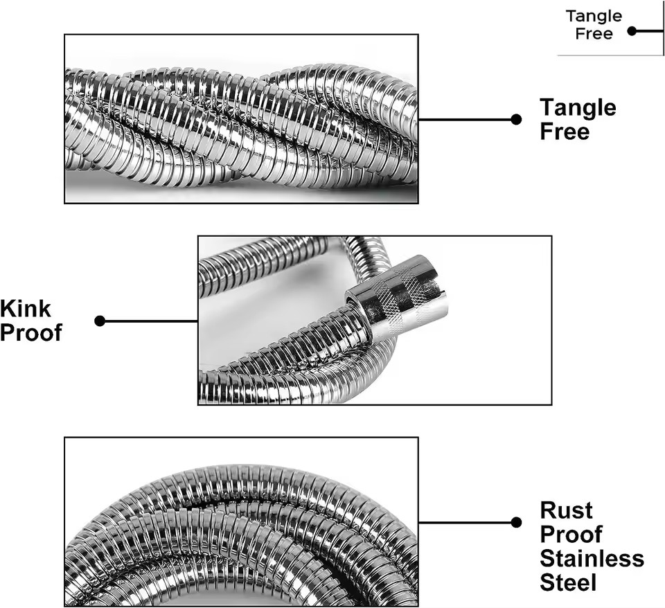 New 1.5m/2m /3m G1/2'' High Qu - Flexible Hose Braided บทวิจารณ์และราคา