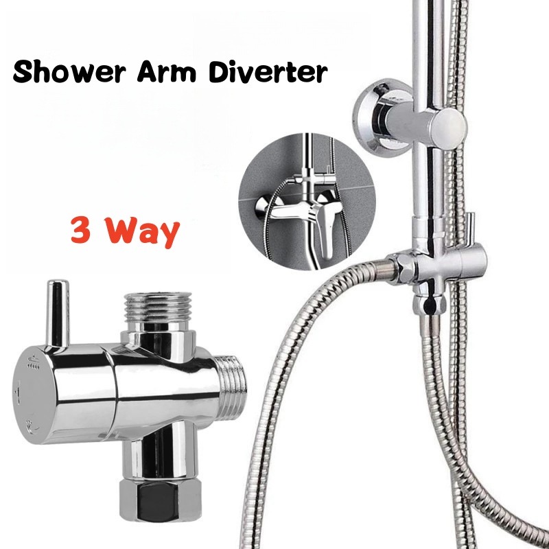 Brass Metal 3 Way Shower Head  - Shower Valve Cartridge บทวิจารณ์และราคา