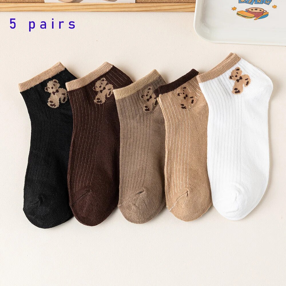 4/5/6/8 Pairs of Cute Teddy Be - Pipe Bending Spring บทวิจารณ์และราคา