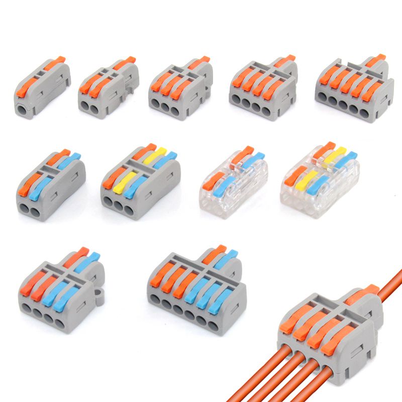 1/5/10 PCS Mini Fast Wiring Ca - Push Fit Connector บทวิจารณ์และราคา