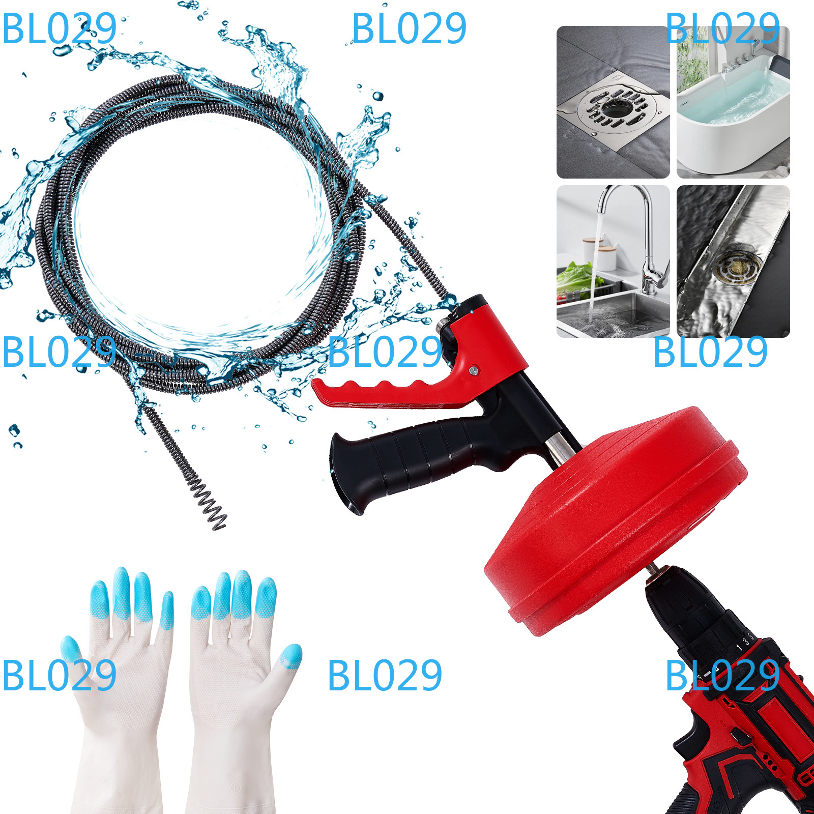 Professional Drain Snake Auger - Drain Snake Flexible บทวิจารณ์และราคา