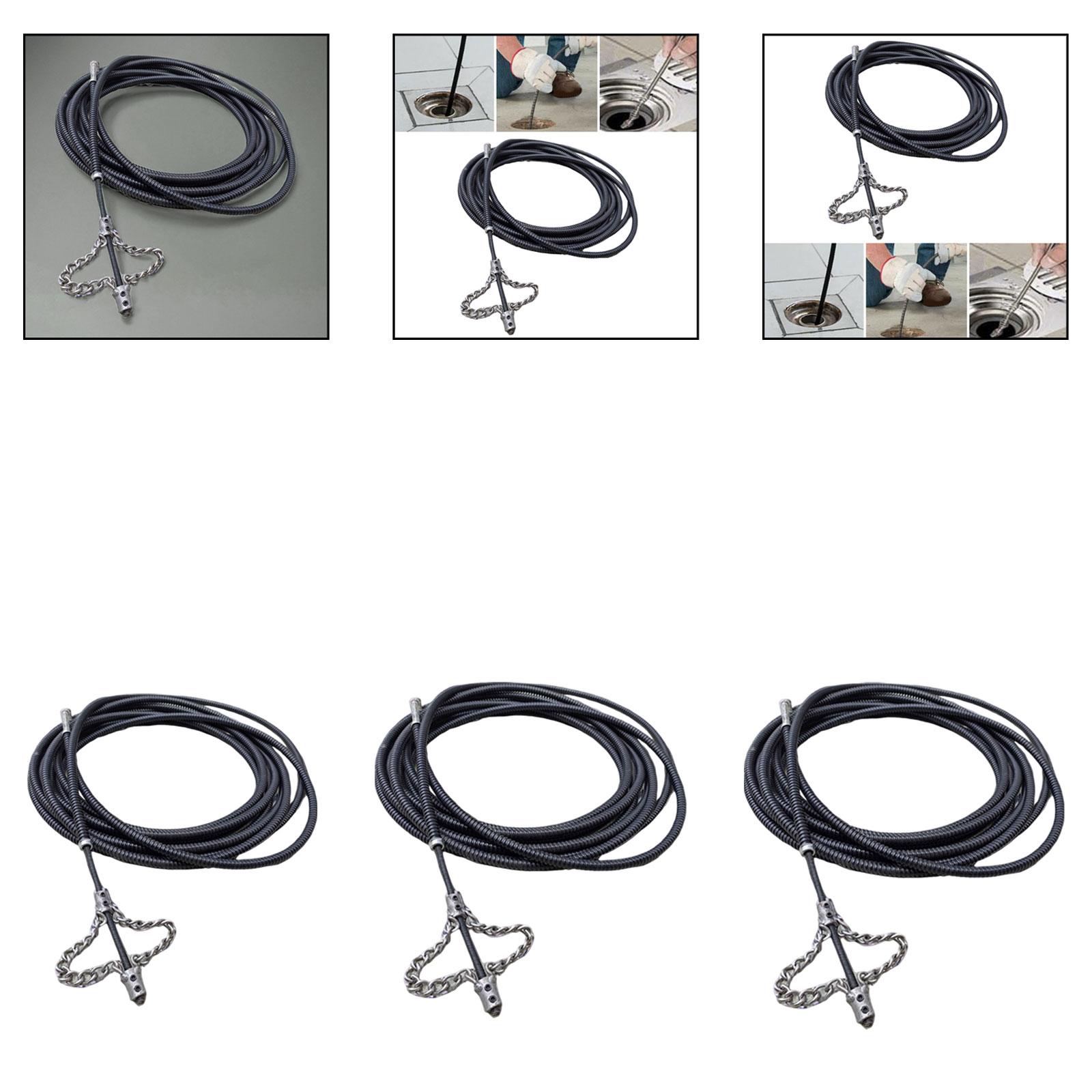 Plumbing Snake Metal Drain Cle - Drain Snake Flexible บทวิจารณ์และราคา