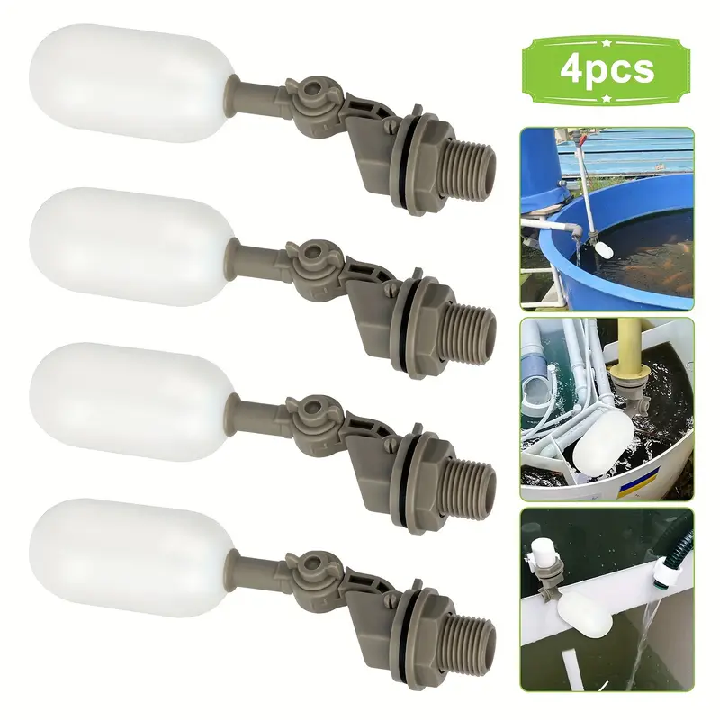 4Pcs Farm Cattle Plastic Water - Float Ball Valve บทวิจารณ์และราคา
