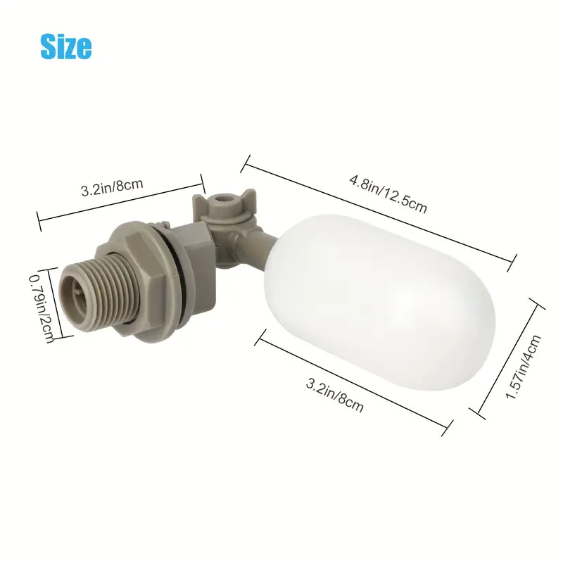 4Pcs Farm Cattle Plastic Water - Float Ball Valve บทวิจารณ์และราคา