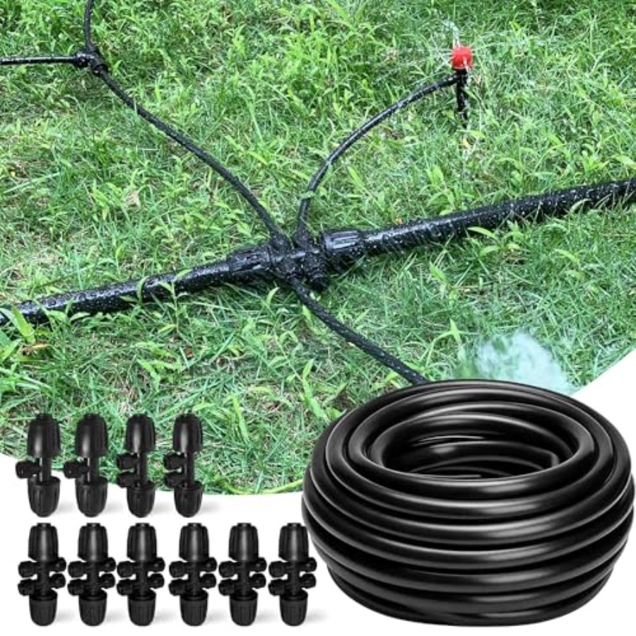 100FT 1/2 Inch Drip Irrigation - Push Fit Connector บทวิจารณ์และราคา